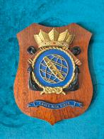 Wapenschild grootformaat Zr. Ms. Urania, Ophalen of Verzenden, Marine, Nederland, Embleem of Badge
