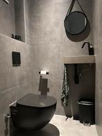 Zwarte badkamer & toilet accessoires set, Ophalen, Zo goed als nieuw, Zwart, Overige typen