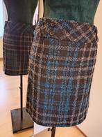 Te koop aangeboden: Dames Rok ruit , Liv collection , Blauw, Maat 42/44 (L), Ophalen of Verzenden