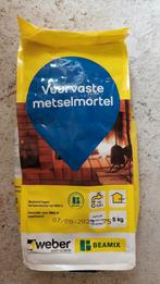 Vuurvaste metselmortel Weber 5 kg, Doe-het-zelf en Verbouw, Metselstenen, Ophalen of Verzenden, Nieuw