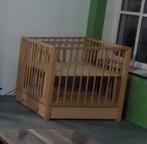 Kinder box hout met lade, Kinderen en Baby's, Ophalen, Gebruikt, Vierkant, In hoogte verstelbaar