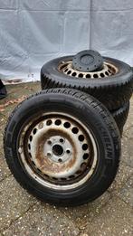Set 9 mm bestelwagen winterbanden Michelin/Hank 205/65 R16C, Auto-onderdelen, Banden en Velgen, Ophalen, 16 inch, Banden en Velgen