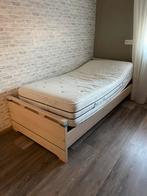 Tienerbed (gebruikt) - Zonder Matras, Huis en Inrichting, Ophalen, 90 cm, Eenpersoons, Beige