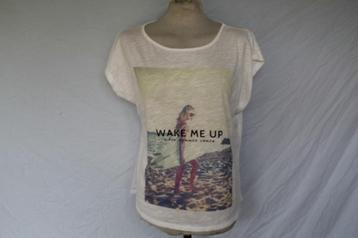 Stoer wit damesshirt.Mt 40.Merk Atmosphere beschikbaar voor biedingen
