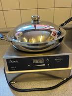 Inductie wok, Witgoed en Apparatuur, Kookplaten, Ophalen, 3 kookzones of minder, Zo goed als nieuw, Inductie