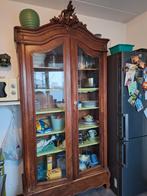 Antieke kast met glaze deuren - Alleen ophalen, Ophalen