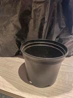 Zwarte Kunststof Bloempot 1,5 liter, Tuin en Terras, Bloempotten, Kunststof, Gebruikt, Rond, Binnen