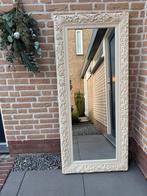 Brocante spiegel, Ophalen, 100 tot 150 cm, Zo goed als nieuw, Rechthoekig