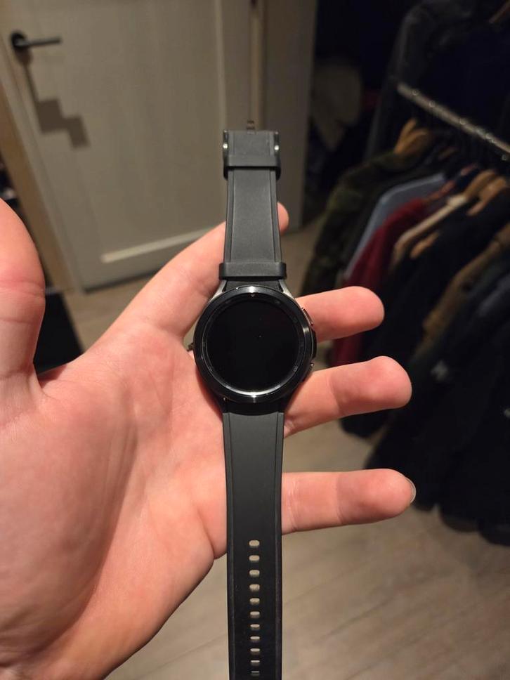 Samsung Smartwatch, Sieraden, Tassen en Uiterlijk, Smartwatches, Zo goed als nieuw, Android, Zwart, Afstand, Calorieverbanding