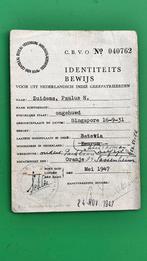 Identiteitsbewijs Bureau verzorging oorlogsslachtoffers, Ophalen of Verzenden, Landmacht, Nederland, Embleem of Badge