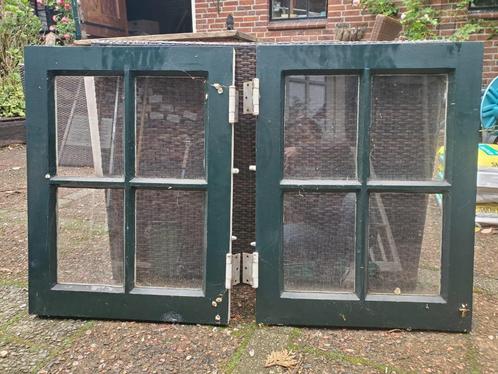 20 ramen met enkel glas, Doe-het-zelf en Verbouw, Glas en Ramen, Gebruikt, Gevelraam of Ruit, Minder dan 80 cm, Ophalen