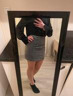 Nieuw H&M rokje - zwart wit wollige look maat 36, H&M, Zwart, Nieuw, Ophalen of Verzenden