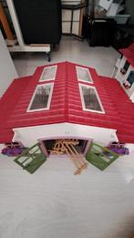 Partij Schleich, paarden, huis en stallen., Ophalen, Zo goed als nieuw