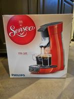 Rode Philips Senseo Viva Cafe, Witgoed en Apparatuur, Koffiezetapparaten, Ophalen, Afneembaar waterreservoir, Koffiemachine, Zo goed als nieuw