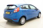 Ford Fiesta 1.0 12v 65pk 5drs Style | Airco | Radio/CD/USB |, Stof, Gebruikt, 525 kg, Blauw