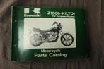 Kawasaki Z1000K LTD 1981 motorcycle parts catalogue Z1000, Ophalen of Verzenden, Kawasaki