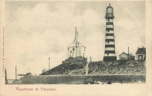 (388-558-031) Ijmuiden Vuurtoren, Verzamelen, Ansichtkaarten | Nederland, Noord-Holland, Verzenden