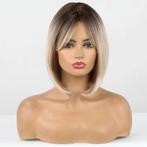 Dames Lichtblonde Ombre Pruik Blonde Vrouwen Haren Haar, Verzenden, Nieuw, Pruik of Haarverlenging