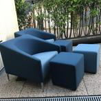Set 2 Artifort Seven design fauteuil chair 3 voetenbank kruk, Huis en Inrichting, Fauteuils, Ophalen, 75 tot 100 cm, Nvt, Nvt
