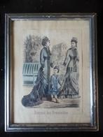 Antiek/Brocante gravure Journal des Demoiselles 1878, Ophalen of Verzenden