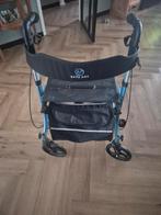 Mooie blauwe rollator met boodschappenmandje, Diversen, Rollators, Ophalen, Zo goed als nieuw