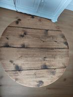 Bijzettafel, Huis en Inrichting, Tafels | Bijzettafels, Ophalen of Verzenden, Zo goed als nieuw, Rond, 60 cm of meer