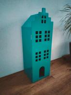 Superleuke houten grachtenpand poppenhuis afm 70x25x25 cm, Kinderen en Baby's, Speelgoed | Poppenhuizen, Ophalen, Zo goed als nieuw