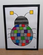Fantasie Insect. Special Art. Kleurrijk., Ophalen of Verzenden