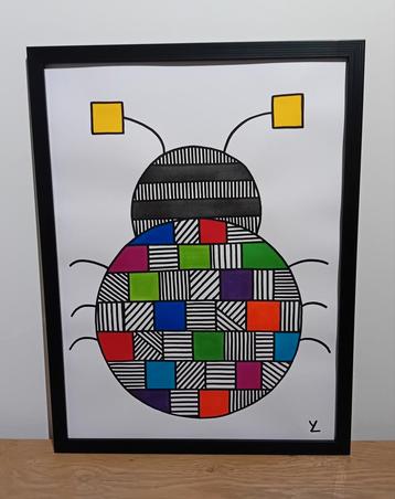 Fantasie Insect. Special Art. Kleurrijk.  beschikbaar voor biedingen