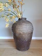 Supermooie XL grote pot, vaas, kruikvaas, geglazuurd izgs, Huis en Inrichting, Overige kleuren, 50 tot 75 cm, Aardewerk of Porselein