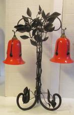 originele smeedijzeren art deco staanlamp Loetz Powolny, Antiek en Kunst, Antiek | Lampen, Verzenden