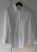 Broderie blouse wit maat 38., Kleding | Dames, Blouses en Tunieken, Maat 38/40 (M), Wit, Ophalen of Verzenden, Zo goed als nieuw