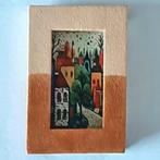 Poppenhuis schilderij Naïeve Kunst, Ophalen, Nieuw, Decoratie