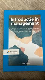 Peter Thuis - Introductie in management, Boeken, Peter Thuis, Ophalen of Verzenden, Zo goed als nieuw