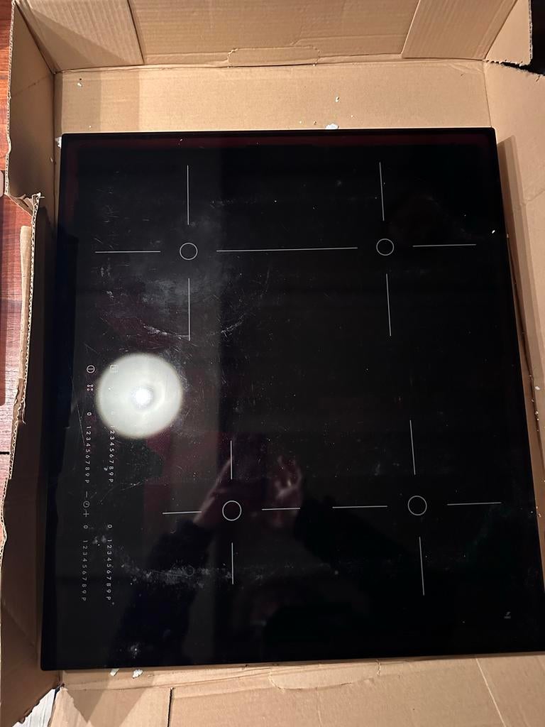 Ikea Smaklig Inductie Kookplaat - Zo goed als nieuw!, Ophalen, 4 kookzones, Zo goed als nieuw, Inbouw