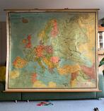 Schoolkaart wandkaart 1958 Europa GROOT, Antiek en Kunst, Antiek | Schoolplaten, Ophalen, Aardrijkskunde