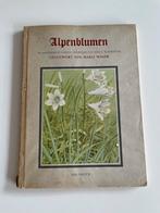 ***  Mooi oud en verweerd boek “ Alpenblumen “ ***, Ophalen, Gelezen