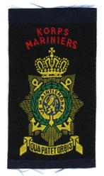 Mouwembleem Korps Mariniers, Verzamelen, Militaria | Algemeen, Ophalen of Verzenden, Marine, Nederland, Embleem of Badge