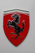 Ferrari Logo embleem 3d Aluminium rood, Ophalen of Verzenden