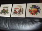 3 stuks warmhoud tegeltjes van Villeroy & Boch - Vintage, Antiek en Kunst, Ophalen of Verzenden