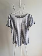 Streepjes T-shirt H&M, Maat 38/40 (M), Wit, Ophalen of Verzenden, Zo goed als nieuw