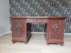 Antiek Bureau met Lederen Blad, Antiek en Kunst, Ophalen