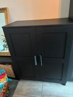 Ikea Brimnes Zwarte kast 78x95, Huis en Inrichting, Ophalen, Zo goed als nieuw, 25 tot 50 cm