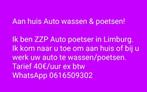 Auto poetser & wasser, Vacatures, Variabele uren, Overige niveaus, Starter, Overige vormen