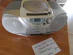 PHILPS    RADIO  fm  mw    cassette   CD speler   als  nieuw, Audio, Tv en Foto, Radio's, Ophalen, Zo goed als nieuw, Radio, Met cd-speler