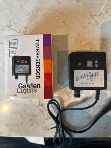 Garden Lights Sensor met Timer - Nieuw in Doos! beschikbaar voor biedingen