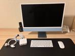 Apple IMac M1 24 inch 512Gb SSD Blauw, Computers en Software, Apple Desktops, Ophalen, IMac, 512 GB, Zo goed als nieuw
