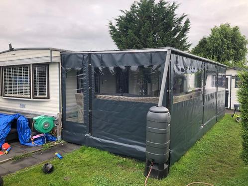 Overkapping afsluiten met zeil op maat gemaakt in Leimuiden, Tuin en Terras, Overkappingen, Nieuw, Veranda, Ophalen of Verzenden