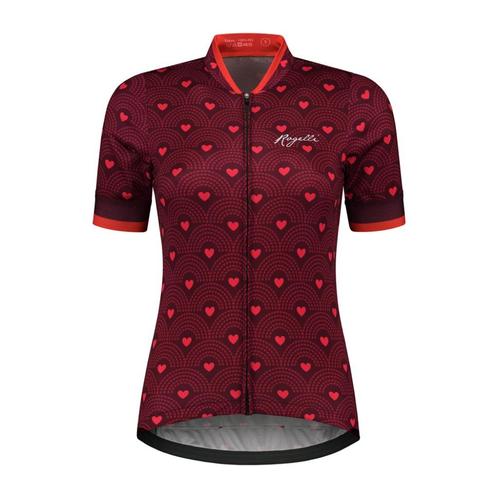 Fietsshirt Rogelli Hearts rood coral advies prijs 68,95 nu, Sport en Fitness, Wielrennen, Nieuw, Kleding, Verzenden