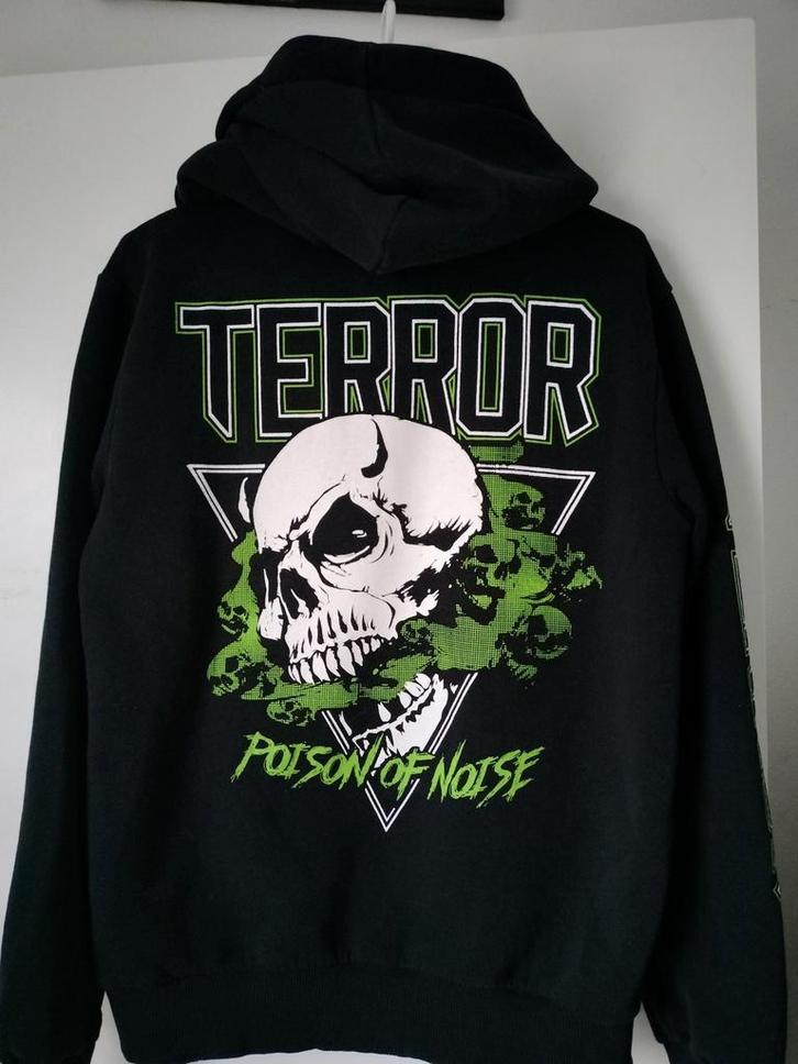 100% hardcore,Terror - poison of noise vest. Maat S, Kleding | Heren, Truien en Vesten, Zo goed als nieuw, Maat 46 (S) of kleiner